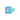Square Flat Hair Clip | Small | Poolside