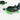 Green Turtle Claw Hair Clip