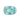 Round Flat Hair Clip | Medium | Totally Turquoise