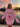 Bubblegum Pink Ocean Heart Stitched Hoodie